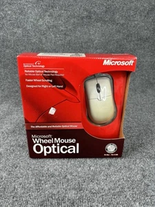 Microsoft Wheel Mouse Optical Mouse PC/MAC USB PS2 0302 X08-7117A - Picture 1 of 9