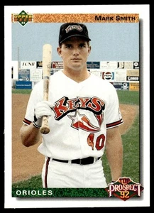 1992 Upper Deck Mark Smith Rookie Baltimore Orioles #66 - Picture 1 of 2