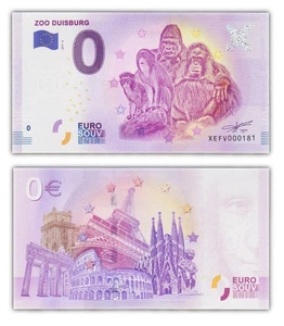 ZOO DUISBURG - 2017 6 - Billet Touristique 0 euro souvenir - Neuf UNC  - Imagen 1 de 1