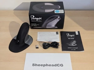 Penguin Ambidextrous Vertical Mouse Wireless Medium - Fully Tested, Great Cond! - Picture 1 of 23