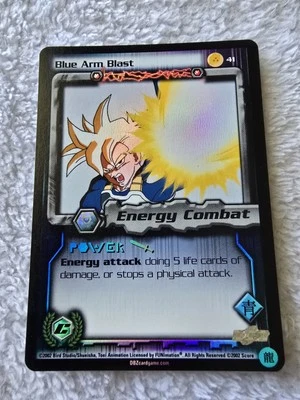 DBZ Dragon Ball Z FOIL Blue Arm Blast 41 CCG Limited Cell Games Saga LP-MP - Image 1 of 4