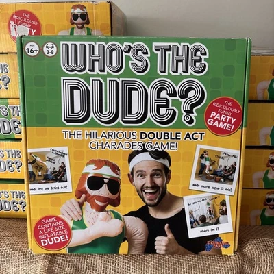 Who's the Dude? Hilarious Charades Double Act Game - Image 1 of 4
