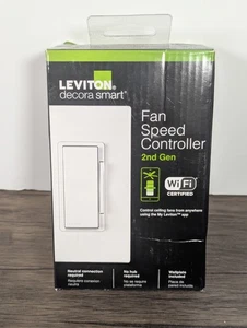 Leviton Decora Smart 2nd Gen WLAN Fan Speed Controller R02-D24SF-1RW - Bild 1 von 5