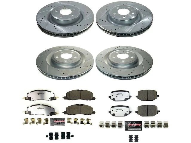 Kit de pastillas de freno delanteras y traseras y rotor para Lincoln Aviator 20-25 GAS YC17T8 Foto 1 de 1