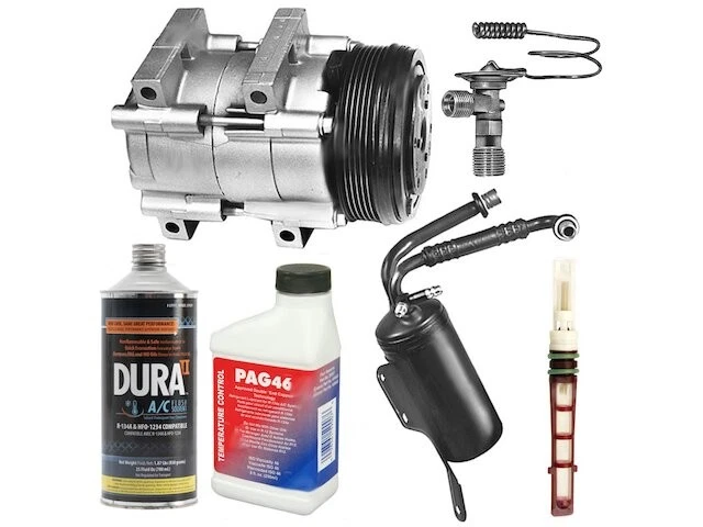 Front and Rear A/C Compressor Kit For 1994-1996 Ford E250 Econoline 1995 YS943YQ - Изображение 1 из 1