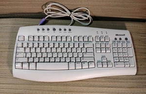 Microsoft Internet Tastatur Weiß RT9443 PS2 6-polig. X08-01062 - Bild 1 von 6