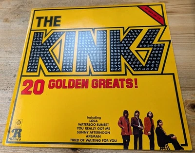 RPL 2031 12" 33RPM '78 THE KINKS "20 GOLDEN GREATS" EX- - Image 1 of 4