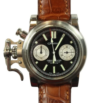 Graham London1695 Chronofighter Watch 2CFAS Chronograph 44MM Box & Papers - Image 1 of 4