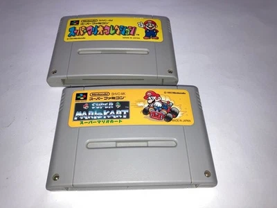 Super Mario All Star Collection + Kart Nintendo Super Famicom SFC A Japan import - Image 1 of 3