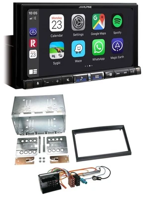 Alpine 2DIN DAB USB MP3 Bluetooth Autoradio für Peugeot Expert 207 307 Partner P - Bild 1 von 4