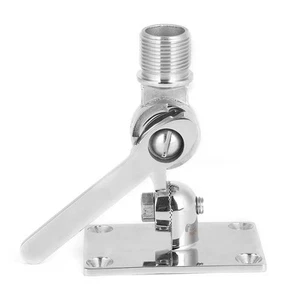 Marine VHF Stainless Steel Antenna Adjustable Bracket Holder For Boats - Zdjęcie 1 z 7