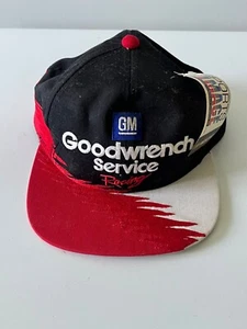 Vtg Dale Earnhardt GM Goodwrench Service Racing Snapback Hat Cap Sawtooth Chase - Picture 1 of 2