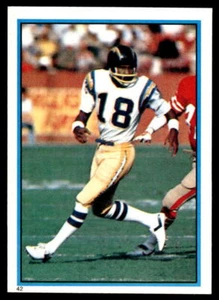 1985 Topps Stickers #42 Charlie Joiner San Diego Chargers - Picture 1 of 2