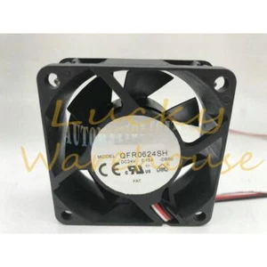 For DELTA QFR0624SH DC 24V 0.15A 60*60*25MM Inverter Cooling fan 3Pin~ - Afbeelding 1 van 2