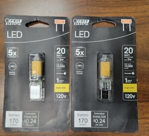 Feit Electric LED GY8.6 20 Watt Replacement Bulb 120V Lot of 2