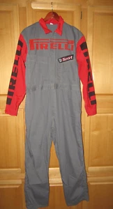 Vintage Clothing PIRELLI VW Sport MENS MEDIUM Mechanic Racing Coveralls - Picture 1 of 22