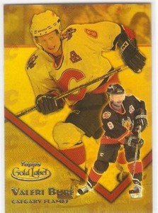 VALERI BURE CLASS 1 2000-01 TOPPS GOLD LABEL 5 SERIAL #/399 CALGARY FLAMES