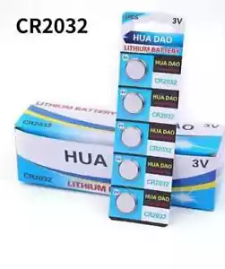 5 x CR2032 Lithium Knopfzelle Batterie HUA DAO 3V DL2032 BR2032 KL2032 - Bild 1 von 4