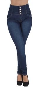 Colombian Design, Butt Lift, Levanta Cola, High Waist, Skinny Jeans - Picture 1 of 8