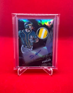 2018 Topps Fire Autograph Patches #FAPDF Dustin Fowler /25 - Picture 1 of 2