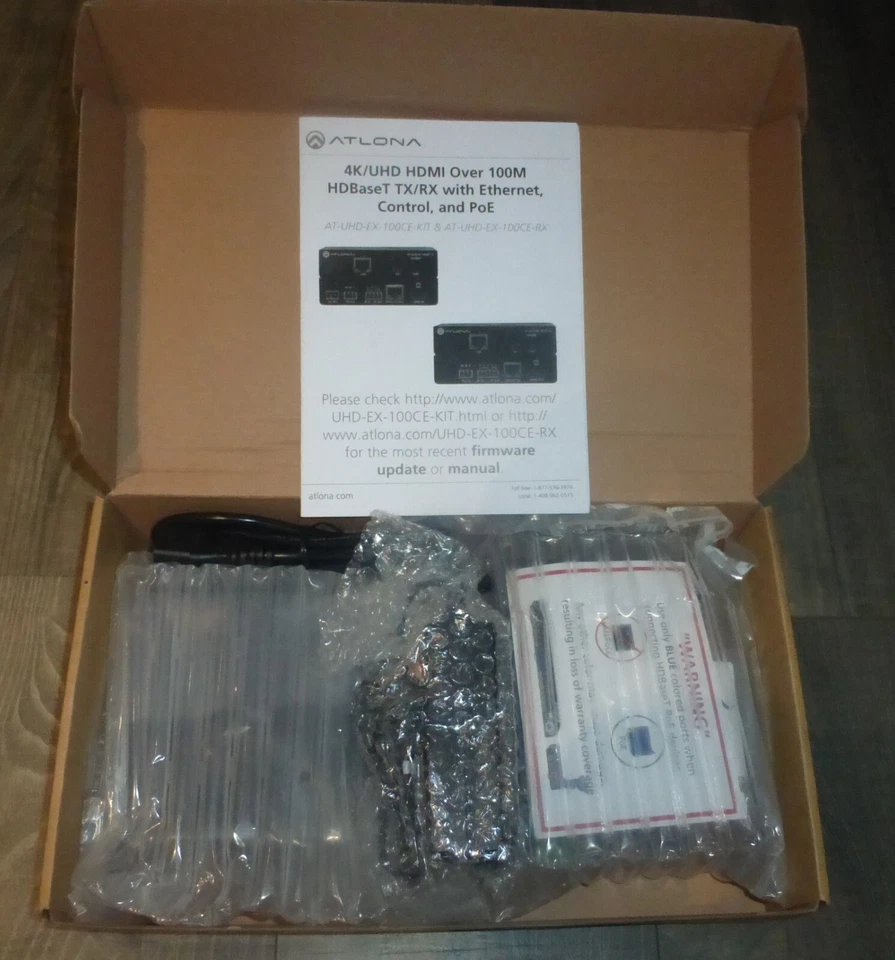 Atlona AT-UHD-EX-100CE-Kit, HDMI Splitter, 4K HDMI Extender - Image 1 of 4