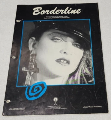 Partituras Madonna Borderline 1984 Likasa de colección 4795BSMX RARAS buen estado. Foto 1 de 4