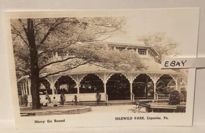 RARE IDLEWILD AMUSEMENT PARK MERRY GO ROUND RIDE LIGONIER PA. NEW POSTCARD - Picture 1 of 2