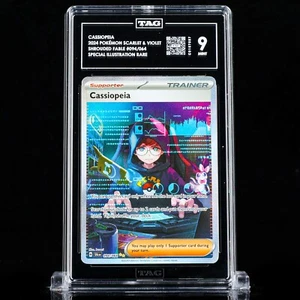 2024 Pokémon S&V Shrouded Fable Cassiopeia SIR Pokemon TCG #094/064 TAG 9 - Picture 1 of 2