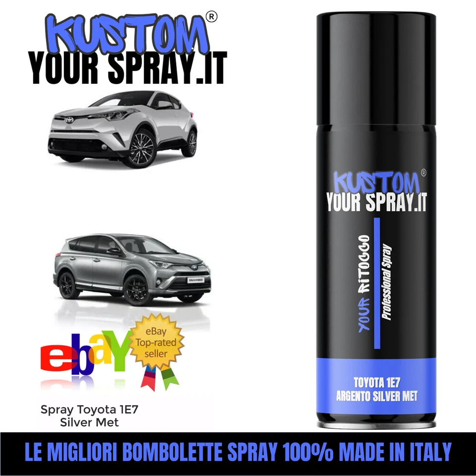 Spray Toyota 1E7 Argento Silver Met 400ml !! LUCIDO !! - Imagen 1 de 1