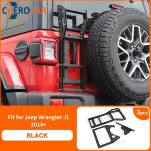 Car Rear Hatch Ladder Tailgate Step Roof Pedals For Wrangler JL 2018-23 Exterior - Picture 1 of 11