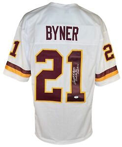 Earnest Byner autographed signed inscribed jersey NFL Washington Redskins PSA