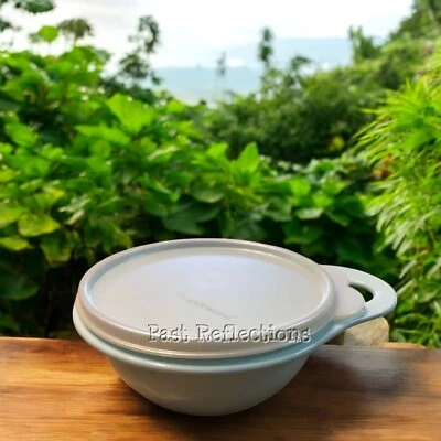 TUPPERWARE EXTRA MINI THATS A THATS A BOWL PEARLISED PASTEL BLUE - Image 1 of 2