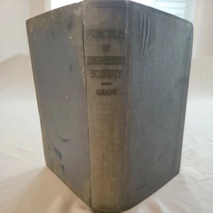 Grant, Eugene L. & W.  PRINCIPLES OF ENGINEERING ECONOMY  3rd Printing 1934 - Foto 1 di 10