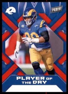 2022 NFL Player of the Day Aaron Donald Los Angeles Rams #46 - Picture 1 of 2