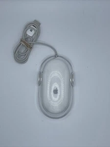 Genuine Apple Rare White Transparent Macintosh Mac USB Mighty Mouse M5769 G - Picture 1 of 6
