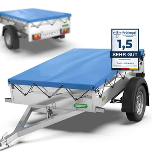 Anhängerplane 217x117 Flachplane Abdeckplane inkl Planengummi für UNSINN WEB 10 - Bild 1 von 9