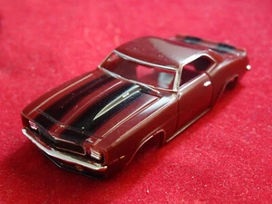 1969 Maroon Z28 Camaro MoDEL MoToRING T-jet HO Scale Slot Car Body Aurora RRR  - Picture 1 of 10