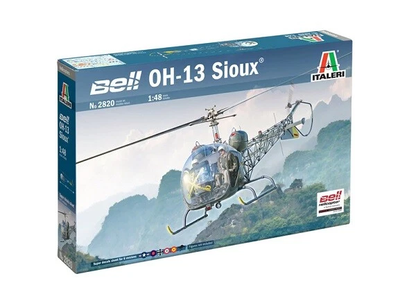 Italeri 2820 - 1:48 OH-13 SCOUT Hélicoptère Guerre De Corée - Neuf - Image 1 of 1