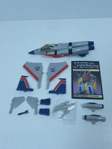 Transformers G1 Vintage Seeker Jet Conehead Starscream #2 100% complete - Picture 1 of 7