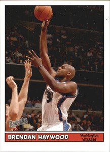 2005-06 Topps Bazooka Minis Wizards Basketball Card #82 Brendan Haywood