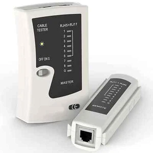 ETHERNET LAN TESTER RJ45 & RJ11 NETWORK CABLE LAN TESTER / NSS-468A - Picture 1 of 6