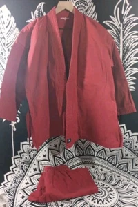 Red Century Karate Gi With Pants Size 2 Thick Material Vintage 1980’s - Picture 1 of 6