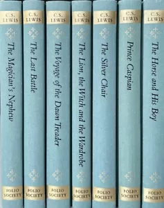 Folio Society C.S. Lewis The Chronicles of Narnia 7 Volume Set 2012 *LIKE A NEW* - Foto 1 di 8