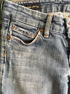 Citizens Of Humanity 25 Faye #003 Low Waist Full Leg Jeans L29 Waistband 27 - Picture 1 of 11