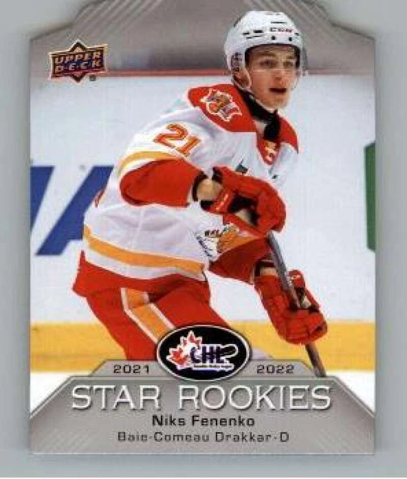2022-23 Upper Deck CHL 2021-22 Star Rookies #CSR-19 Niks Fenenko RC Rookie - Image 1 of 2