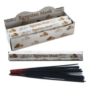 20 STICKS INCENSO "EGYPTIAN MUSK" profumo resina magia relax meditazione essenza - Imagen 1 de 1