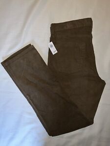 Old Navy Corduroy Pants, NWT, Men’s Size 34 X 34, Brown, Slim Fit, Built In Flex