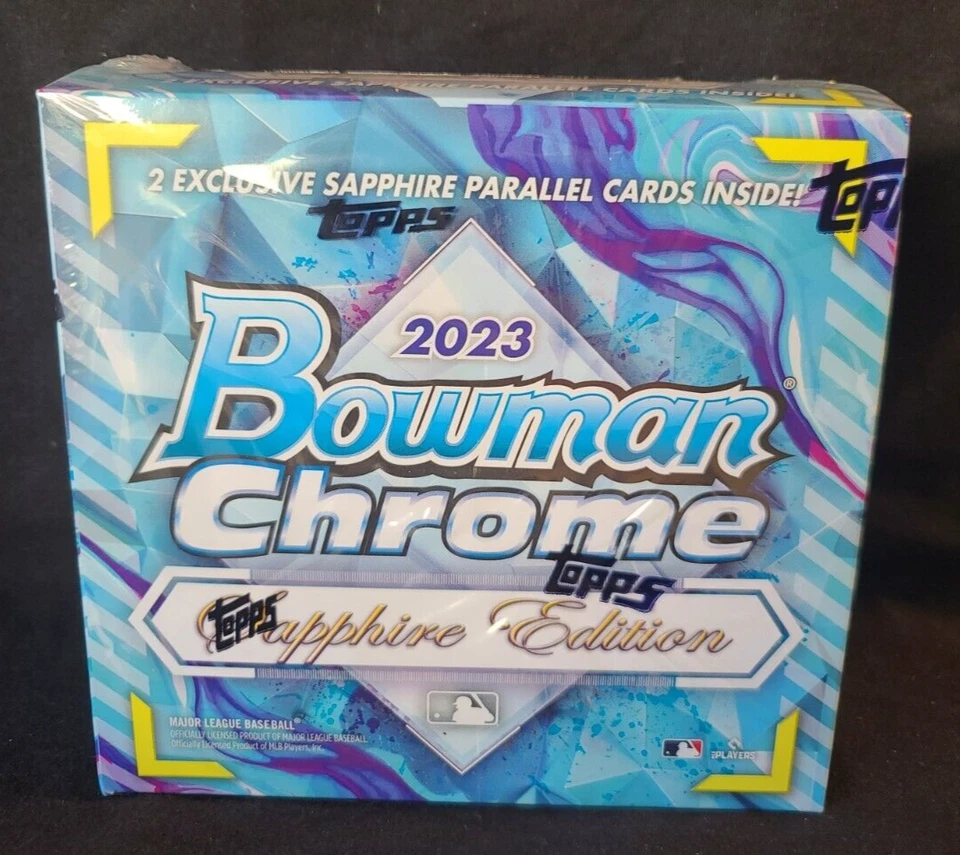 2023 Bowman Chrome Sapphire Edition MLB Baseball Factory Sealed Box - Image 1 of 2