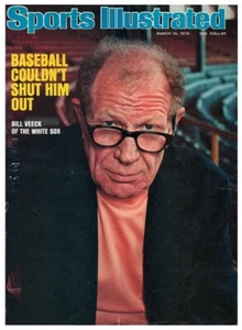 March 15 1976 Bill Veeck Chicago White Sox Sports Illustrated NO LABEL Newsstand - Picture 1 of 1