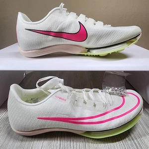 Nike Air Zoom Maxfly Track Spikes Sail/Fierce Pink Mens Size 7 New DH5359-100 - Picture 1 of 8